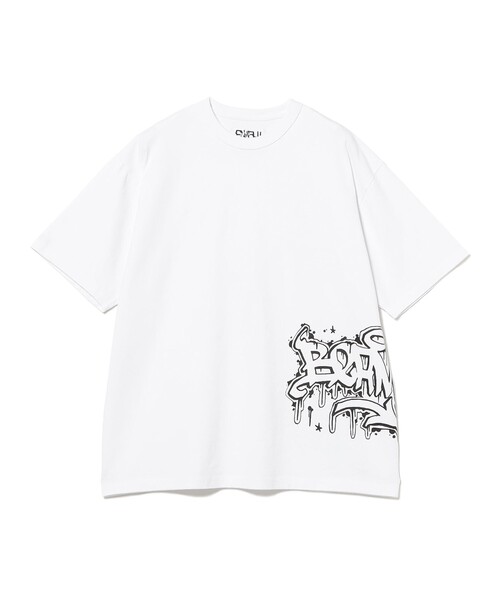 BEAMS T（ビームスティー）の「Elijah Maura / T-shirt②（Tシャツ/カットソー・メンズ・ホワイト・L/M/XL/S）」の2枚目の写真