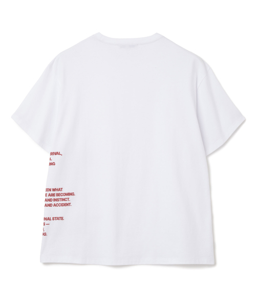 Millo Archive（ミロ アーカイブ）の「サイドタイポプリンテッドTシャツ[ホワイト]（Tシャツ/カットソー・メンズ・その他・MEDIUM/LARGE/X-LARGE）」の6枚目の写真