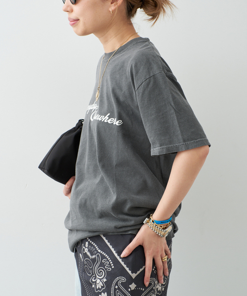 Deuxieme Classe(ドゥーズィエムクラス)の「UNIFORM Tシャツ(Tシャツ/カットソー・レディース・ホワイト/チャコールグレー・FREE)」の6枚目の写真
