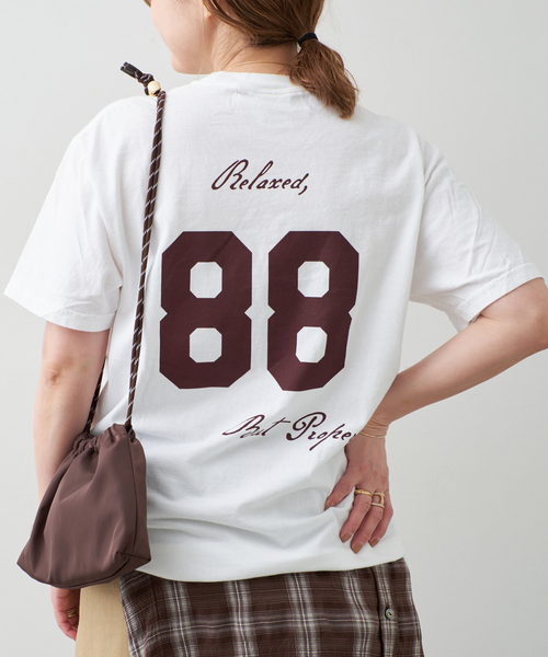 Deuxieme Classe(ドゥーズィエムクラス)の「UNIFORM Tシャツ(Tシャツ/カットソー・レディース・ホワイト/チャコールグレー・FREE)」の12枚目の写真