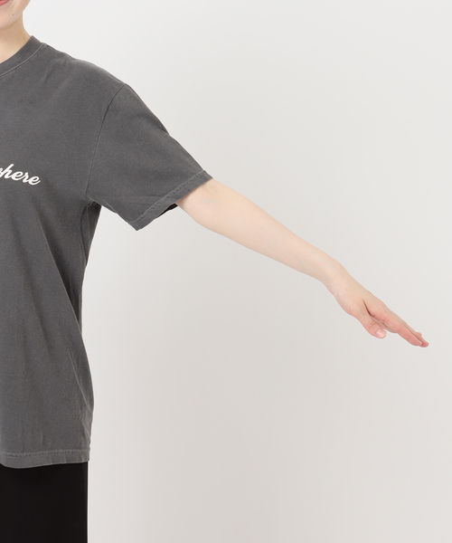 Deuxieme Classe(ドゥーズィエムクラス)の「UNIFORM Tシャツ(Tシャツ/カットソー・レディース・ホワイト/チャコールグレー・FREE)」の20枚目の写真