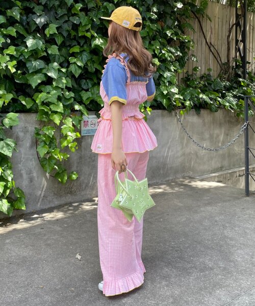 HELLO.SANFRANCISCO(ハローサンフランシスコ)の「【HELLO.SANFRANCISCO】レイヤードスカート付フリルパンツ(その他パンツ・レディース・ピンク/サックスブルー・MEDIUM/SMALL)」の9枚目の写真