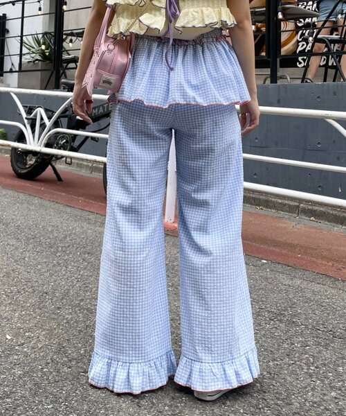 HELLO.SANFRANCISCO(ハローサンフランシスコ)の「【HELLO.SANFRANCISCO】レイヤードスカート付フリルパンツ(その他パンツ・レディース・ピンク/サックスブルー・MEDIUM/SMALL)」の15枚目の写真