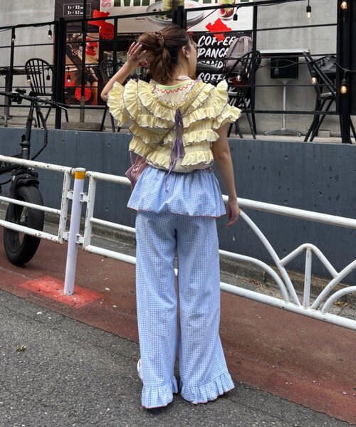 HELLO.SANFRANCISCO(ハローサンフランシスコ)の「【HELLO.SANFRANCISCO】レイヤードスカート付フリルパンツ(その他パンツ・レディース・ピンク/サックスブルー・MEDIUM/SMALL)」の17枚目の写真