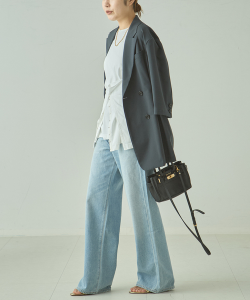 journal standard L'essage(ジャーナルスタンダードレサージュ)の「TanC TOKYO/タンクトウキョウ SIDE OPEN TANKTOP タンクトップ(タンクトップ・レディース・ブラック/ホワイト・FREE)」の17枚目の写真