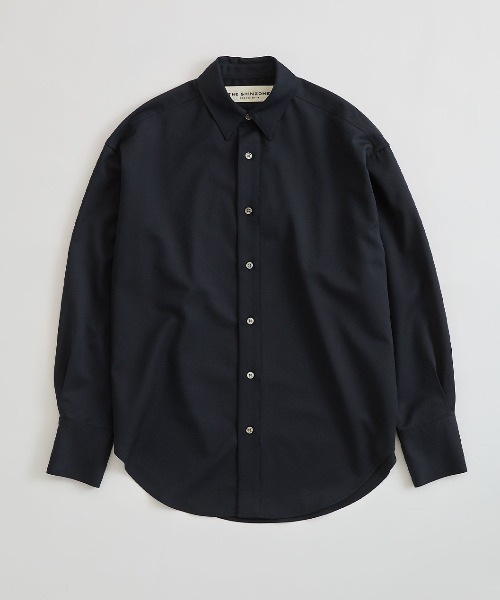 THE SHINZONE(ザ シンゾーン)の「THE SHINZONE/シンゾーン ウォッシャブルウールダディシャツ WASHABLE WOOL DADDY SHIRT 26SMSBL07・10(シャツ/ブラウス・レディース・ブラウン/ネイビー/グレー・FREE)」の6枚目の写真