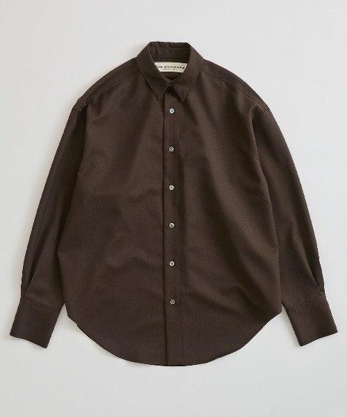 THE SHINZONE(ザ シンゾーン)の「THE SHINZONE/シンゾーン ウォッシャブルウールダディシャツ WASHABLE WOOL DADDY SHIRT 26SMSBL07・10(シャツ/ブラウス・レディース・ブラウン/ネイビー/グレー・FREE)」の16枚目の写真