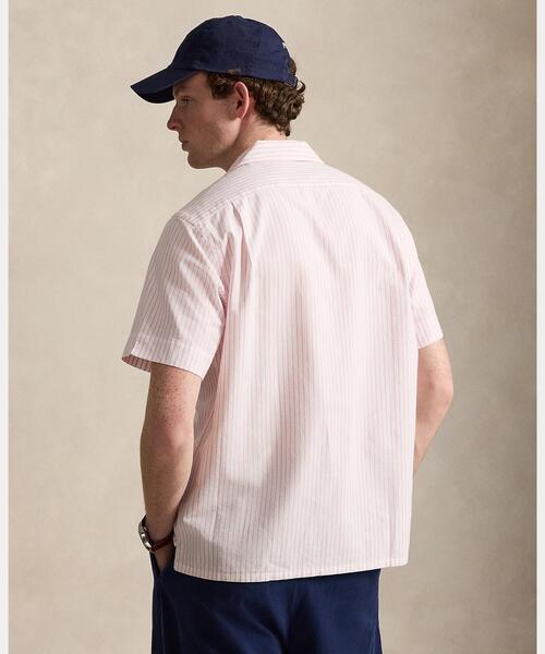 POLO RALPH LAUREN(ポロ ラルフ ローレン)の「クラシック フィット ストライプド オックスフォード キャンプ シャツ(シャツ/ブラウス・メンズ・ホワイト・S/M/L/XL/XS)」の6枚目の写真