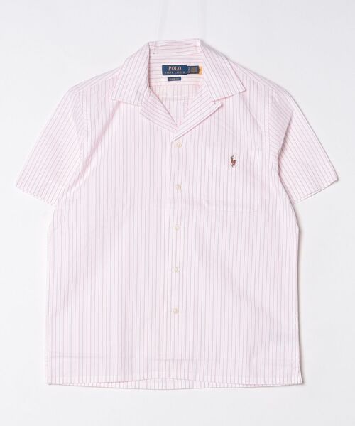 POLO RALPH LAUREN(ポロ ラルフ ローレン)の「クラシック フィット ストライプド オックスフォード キャンプ シャツ(シャツ/ブラウス・メンズ・ホワイト・S/M/L/XL/XS)」の3枚目の写真