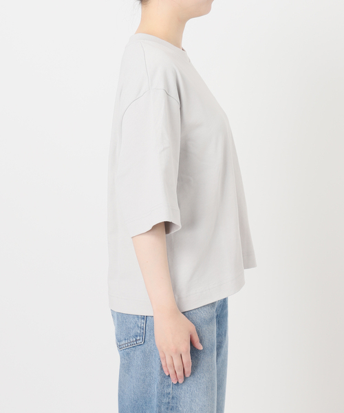 BAUM UND PFERDGARTEN（バウムウンドヘルガーデン）の「BAUM UND PFERDGARTEN/バウム ウンド ヘルガーデン JIANA 24856 Tシャツ（Tシャツ/カットソー・レディース・グレー・SMALL）」の10枚目の写真