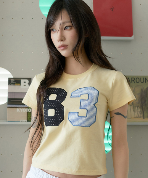 LARTIGENT(ラーティゼン)の「L24 PATCH T-SHIRT(YELLOW)(Tシャツ/カットソー・レディース・その他・FREE)」の1枚目の写真