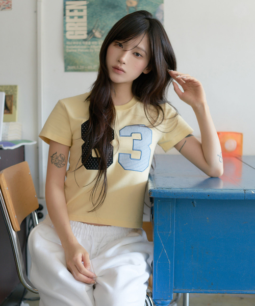 LARTIGENT(ラーティゼン)の「L24 PATCH T-SHIRT(YELLOW)(Tシャツ/カットソー・レディース・その他・FREE)」の3枚目の写真
