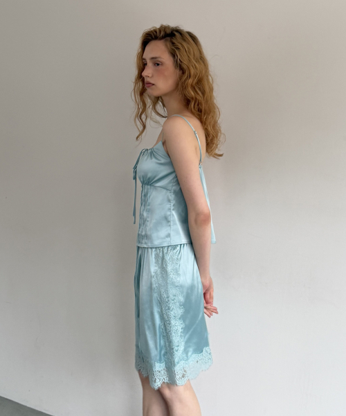 ASURA（アスラ）の「SILK TOUCH LACE MIDI SKIRT (MINT)（スカート・レディース・その他・OS）」の2枚目の写真