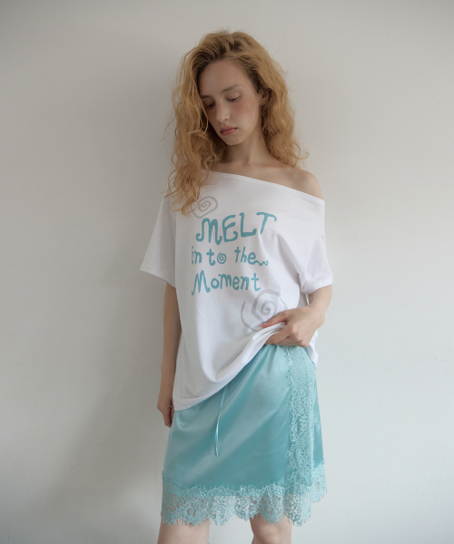 ASURA（アスラ）の「SILK TOUCH LACE MIDI SKIRT (MINT)（スカート・レディース・その他・OS）」の3枚目の写真