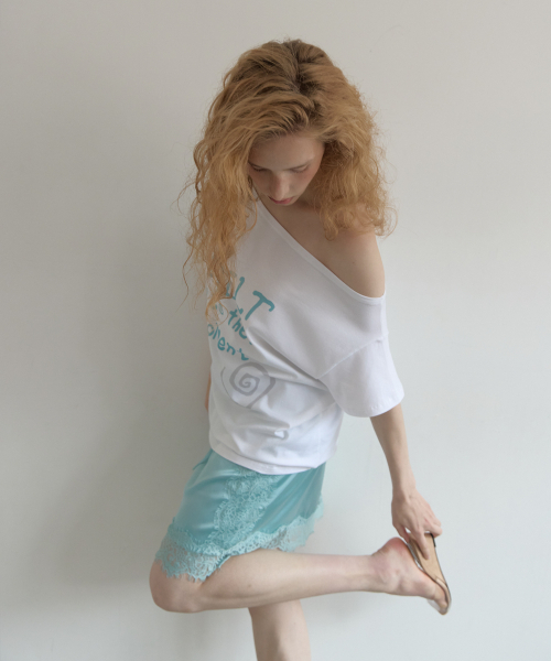 ASURA（アスラ）の「SILK TOUCH LACE MIDI SKIRT (MINT)（スカート・レディース・その他・OS）」の4枚目の写真