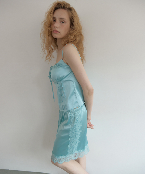 ASURA（アスラ）の「SILK TOUCH LACE MIDI SKIRT (MINT)（スカート・レディース・その他・OS）」の6枚目の写真