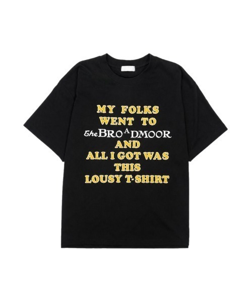 Chikashitsu +(チカシツプラス)の「【Chikashitsu +】college message t-shirt (3color) / 【チカシツプラス】カレッジロゴメッセージプリント半袖Tシャツ(Tシャツ/カットソー・メンズ・ブラック/ホワイト/グレー・ONE SIZE)」の18枚目の写真