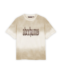 ペインテッドスモークウォッシングシャドー半袖Tシャツ ABH365-117 ベージュ