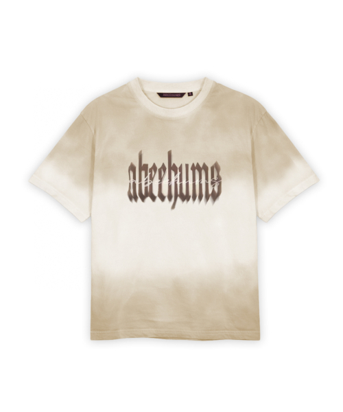 ABEEHUMS（アビハムズ）の「ペインテッドスモークウォッシングシャドー半袖Tシャツ ABH365-117 ベージュ（Tシャツ/カットソー・レディース・ベージュ・FREE）」の2枚目の写真