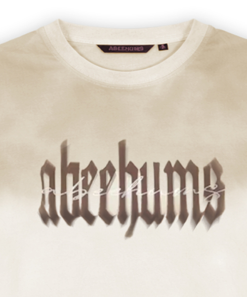 ABEEHUMS（アビハムズ）の「ペインテッドスモークウォッシングシャドー半袖Tシャツ ABH365-117 ベージュ（Tシャツ/カットソー・レディース・ベージュ・FREE）」の4枚目の写真
