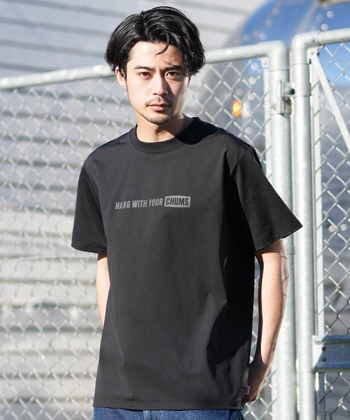 CHUMS(チャムス)の「CHUMS/チャムス 半袖 Tシャツ CH01-2760(Tシャツ/カットソー・メンズ・ライトパープル/ブラック/ホワイト・M/XL/L)」の7枚目の写真
