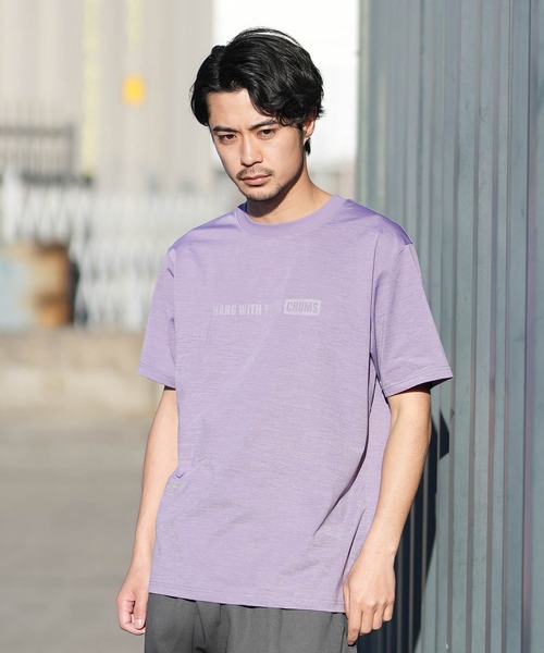 CHUMS(チャムス)の「CHUMS/チャムス 半袖 Tシャツ CH01-2760(Tシャツ/カットソー・メンズ・ライトパープル/ブラック/ホワイト・M/XL/L)」の18枚目の写真