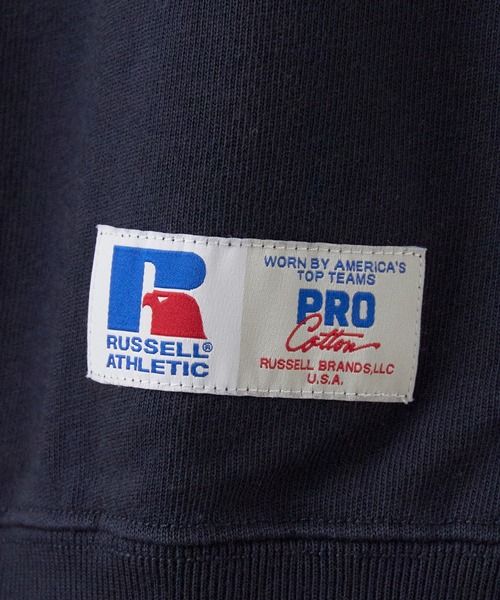 Russell Athletic（ラッセルアスレティック）の「RUSSELL ATHLETIC / ラッセルアスレティック PRO COTTON Jersey T ヘビーウェイト メンズ 半袖 Tシャツ 秋 秋服 2026年秋冬（Tシャツ/カットソー・メンズ・グレー/ネイビー/ホワイト/アッシュグレー・M/L/XL）」の9枚目の写真