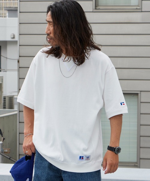 Russell Athletic（ラッセルアスレティック）の「RUSSELL ATHLETIC / ラッセルアスレティック PRO COTTON Jersey T ヘビーウェイト メンズ 半袖 Tシャツ 秋 秋服 2026年秋冬（Tシャツ/カットソー・メンズ・グレー/ネイビー/ホワイト/アッシュグレー・M/L/XL）」の21枚目の写真