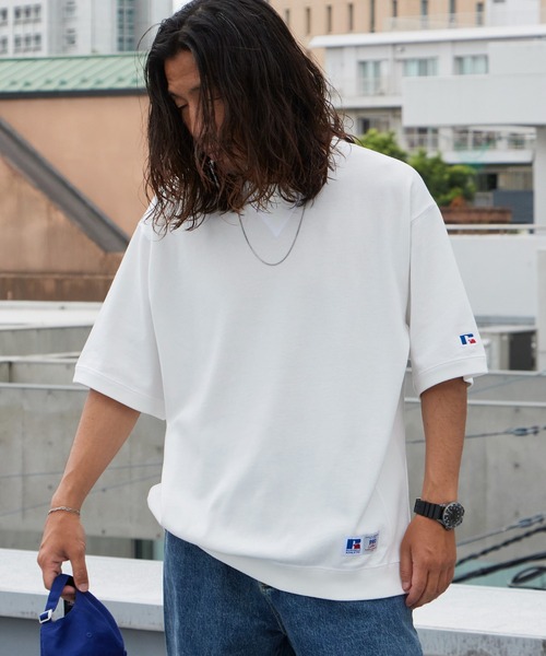Russell Athletic（ラッセルアスレティック）の「RUSSELL ATHLETIC / ラッセルアスレティック PRO COTTON Jersey T ヘビーウェイト メンズ 半袖 Tシャツ 秋 秋服 2026年秋冬（Tシャツ/カットソー・メンズ・グレー/ネイビー/ホワイト/アッシュグレー・M/L/XL）」の19枚目の写真