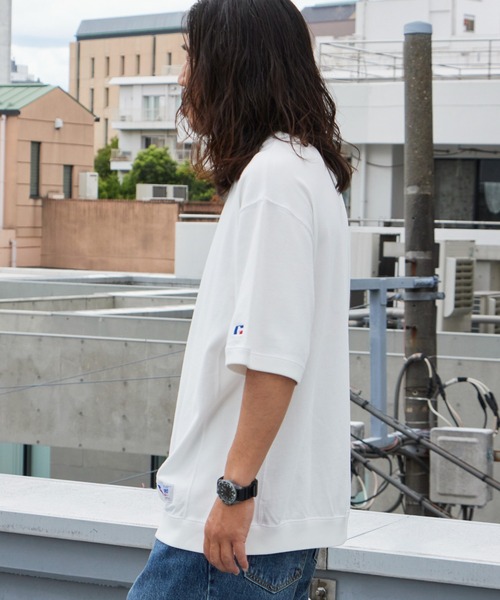 Russell Athletic（ラッセルアスレティック）の「RUSSELL ATHLETIC / ラッセルアスレティック PRO COTTON Jersey T ヘビーウェイト メンズ 半袖 Tシャツ 秋 秋服 2026年秋冬（Tシャツ/カットソー・メンズ・グレー/ネイビー/ホワイト/アッシュグレー・M/L/XL）」の18枚目の写真