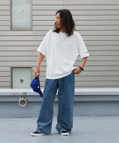 Russell Athletic（ラッセルアスレティック）の「RUSSELL ATHLETIC / ラッセルアスレティック PRO COTTON Jersey T ヘビーウェイト メンズ 半袖 Tシャツ 秋 秋服 2026年秋冬（Tシャツ/カットソー・メンズ・グレー/ネイビー/ホワイト/アッシュグレー・M/L/XL）」の16枚目の写真