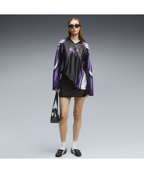 PUMA（プーマ）の「PUMA プーマ ウィメンズ スピードキャット バレエ ノヴァ メタリック スニ（スニーカー・レディース・ホワイト×ブラック/ブラック×シルバー・22.0cm/24.0cm/22.5cm/23.5cm/23.0cm/24.5cm/26.0cm/25.5cm/25.0cm）」の10枚目の写真