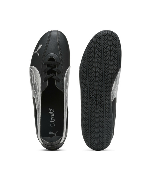 PUMA（プーマ）の「PUMA プーマ ウィメンズ スピードキャット バレエ ノヴァ メタリック スニ（スニーカー・レディース・ホワイト×ブラック/ブラック×シルバー・22.0cm/24.0cm/22.5cm/23.5cm/23.0cm/24.5cm/26.0cm/25.5cm/25.0cm）」の14枚目の写真
