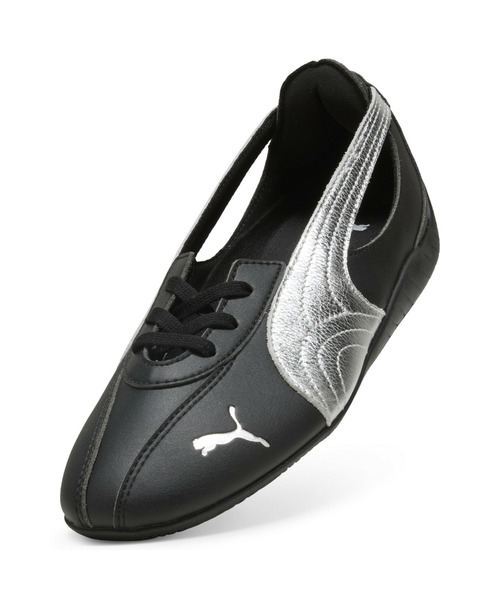 PUMA（プーマ）の「PUMA プーマ ウィメンズ スピードキャット バレエ ノヴァ メタリック スニ（スニーカー・レディース・ホワイト×ブラック/ブラック×シルバー・22.0cm/24.0cm/22.5cm/23.5cm/23.0cm/24.5cm/26.0cm/25.5cm/25.0cm）」の16枚目の写真