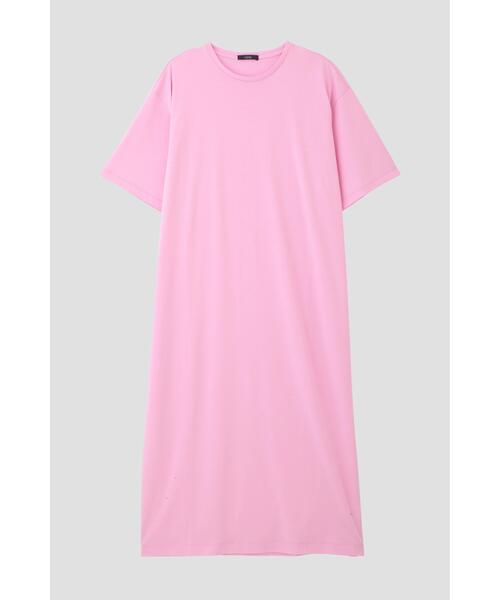 YLEVE(イレーヴ)の「YLEVE / ORGANIC COTTON BIO T-SHIRT ONE PIECE(ワンピース・レディース・ピンク/ネイビー/ブラウン・1)」の14枚目の写真