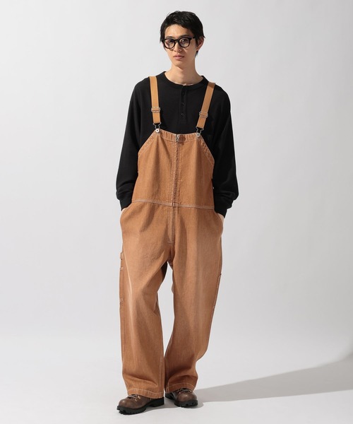 niko and...（ニコアンド）の「Denim Work Overalls [niko and ...JEANS]（サロペット/オーバーオール・メンズ・アクア/ブラウン・MEDIUM/LARGE）」の17枚目の写真