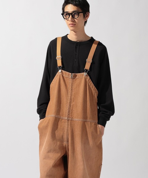 niko and...（ニコアンド）の「Denim Work Overalls [niko and ...JEANS]（サロペット/オーバーオール・メンズ・アクア/ブラウン・MEDIUM/LARGE）」の19枚目の写真