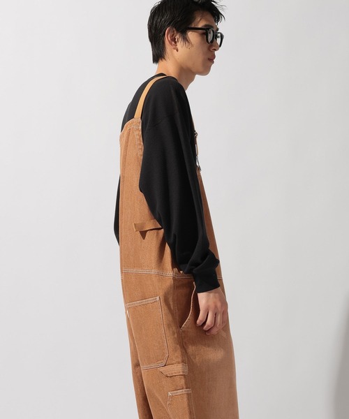 niko and...（ニコアンド）の「Denim Work Overalls [niko and ...JEANS]（サロペット/オーバーオール・メンズ・アクア/ブラウン・MEDIUM/LARGE）」の20枚目の写真