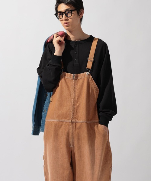 niko and...（ニコアンド）の「Denim Work Overalls [niko and ...JEANS]（サロペット/オーバーオール・メンズ・アクア/ブラウン・MEDIUM/LARGE）」の21枚目の写真