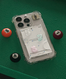 ELLE BELLE（エルベル）の「578ナンバリングverレジンマグセーフカード財布キーホルダー（スマホケース/カバー）」