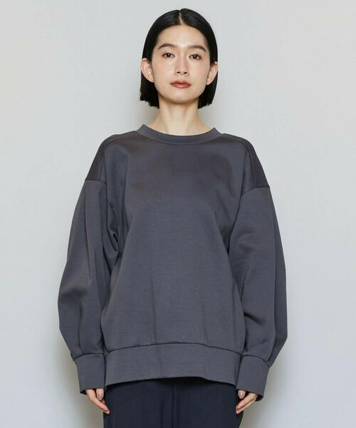 MOGA(モガ)の「ライトダンボールジャージトップス(Tシャツ/カットソー・レディース・ホワイト/チャコールグレー/スミクロ・2)」の18枚目の写真