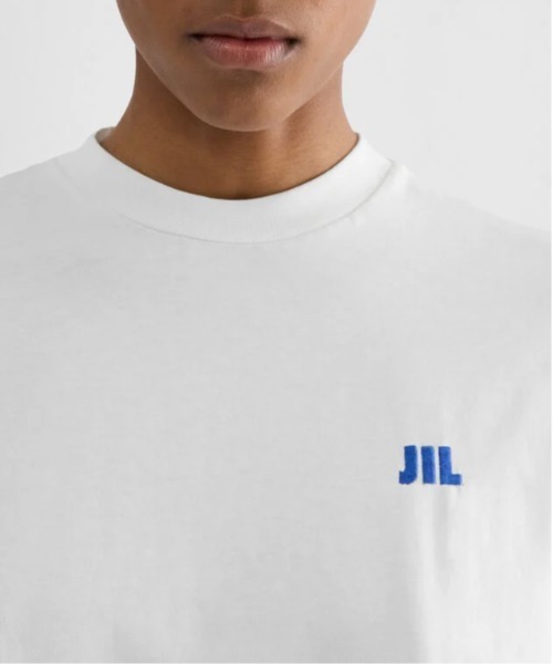 JIL SANDER(ジルサンダー)の「T-SHIRT CN LS EMB(Tシャツ/カットソー・レディース・ホワイト/ブラック・XS/L/M/S)」の5枚目の写真