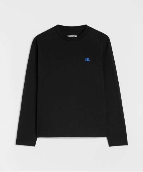 JIL SANDER(ジルサンダー)の「T-SHIRT CN LS EMB(Tシャツ/カットソー・レディース・ホワイト/ブラック・XS/L/M/S)」の6枚目の写真