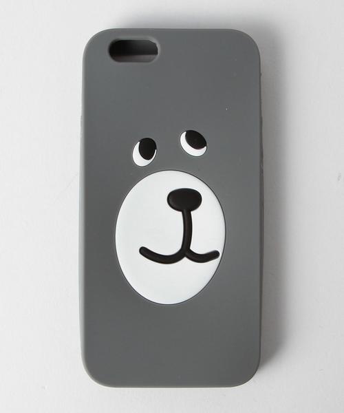 coen（コーエン）の「【kiosco】コーエンベアiPhone6ケース（スマホケース/カバー・ダークグレー/ダークブラウン・FREE）」の2枚目の写真