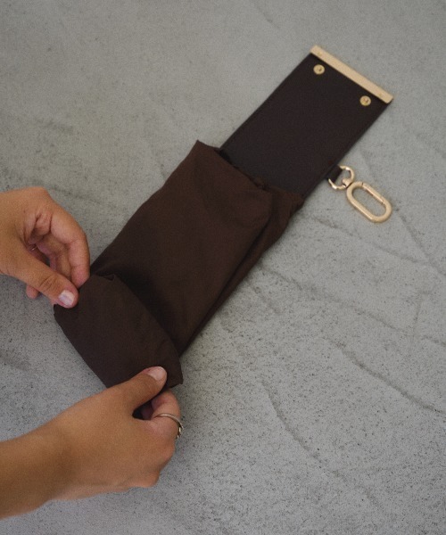 LUMII.(ルミー)の「【動画あり】チャーム付きデザインエコバッグ/折り畳み/おしゃれなエコBAG(エコバッグ/サブバッグ・レディース・ブラック/ブラウン・FREE)」の14枚目の写真