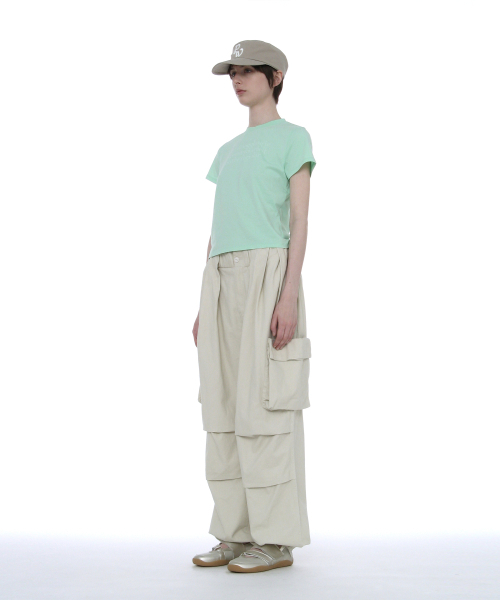 PARTIMENTO WOMEN(パルティメントウィメン)の「DBR プリンテッドショートスリーブTシャツ_ミント(Tシャツ/カットソー・レディース・その他・SMALL/MEDIUM)」の3枚目の写真