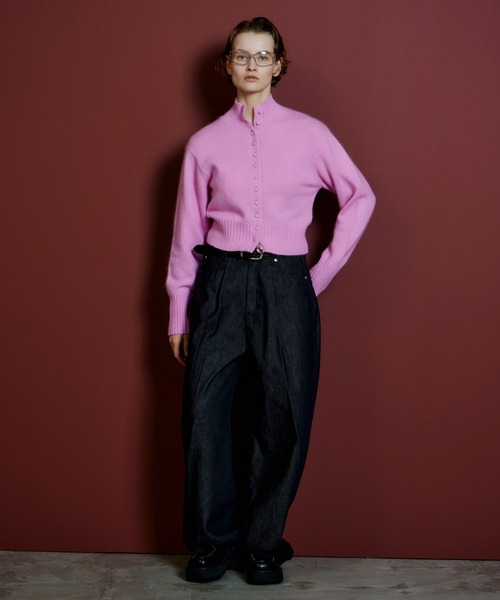 MAISON SPECIAL(メゾンスペシャル)の「Tuck Denim/タックデニム(デニムパンツ・レディース・ブルー/ブラック/ネイビー・34/36/38)」の7枚目の写真