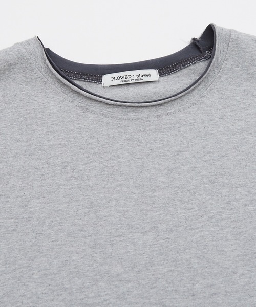 OXA(オグザ)の「フェイクレイヤードカットオフ半袖Tシャツ OXA(Tシャツ/カットソー・メンズ・ブラック/グレー/ホワイト・FREE)」の17枚目の写真