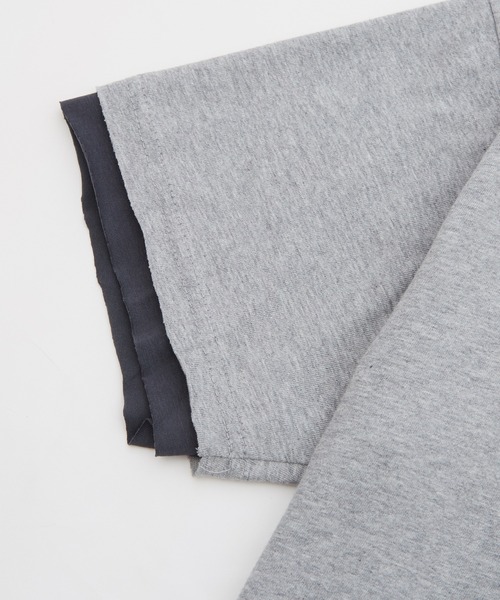 OXA(オグザ)の「フェイクレイヤードカットオフ半袖Tシャツ OXA(Tシャツ/カットソー・メンズ・ブラック/グレー/ホワイト・FREE)」の18枚目の写真