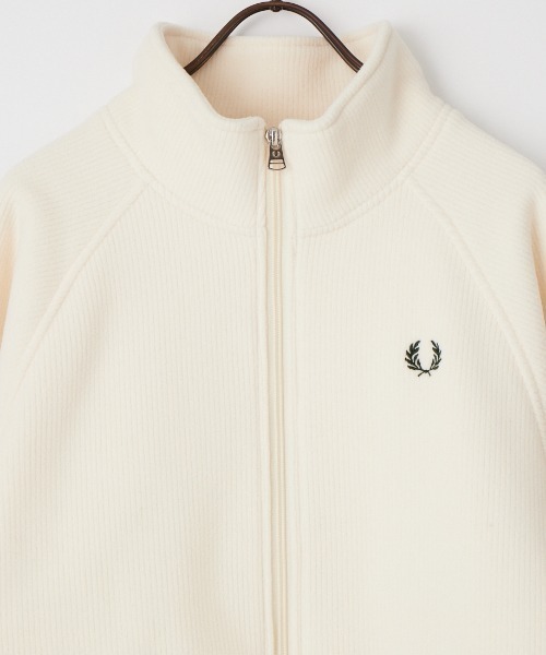 FRED PERRY（フレッドペリー）の「【WEB先行予約】[FRED PERRY/フレッドペリー] 別注 コード フリースジャケット（その他アウター・レディース・ブラック/オフホワイト・S/M/L/XL）」の13枚目の写真
